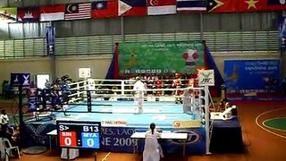 25th SEA Games Boxing Semifinal  - Laos,Vientiane Dec 2009 Part2/4
