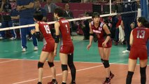 Saori Kimura, 木村沙織 a beautiful volleyball player's stretching after a match