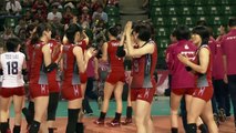 one of my favourite stretching poses by female volleyball team japan