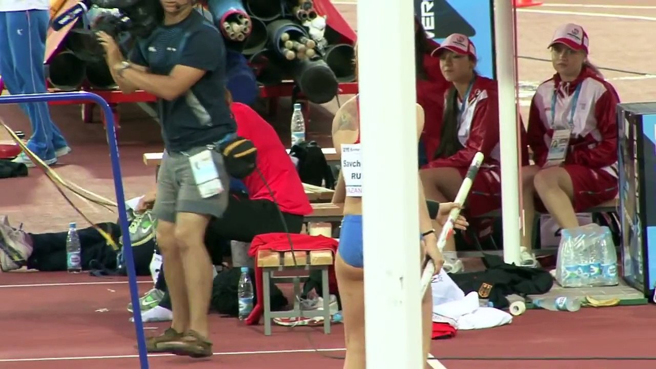 Anastasia Savchenko 2013, a Russian female pole vaulter