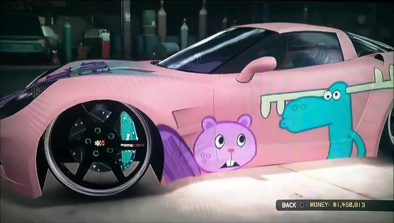 MIDNIGHT CLUB HAPPY TREE FRIENDS Z06 2007 BY OLIVEIRA PS3