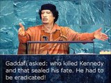 Gaddafi at the UN 2009: WHO KILLED KENNEDY