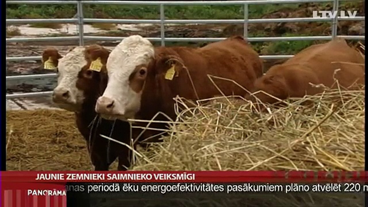 Jaunie zemnieki saimnieko veiksmīgi