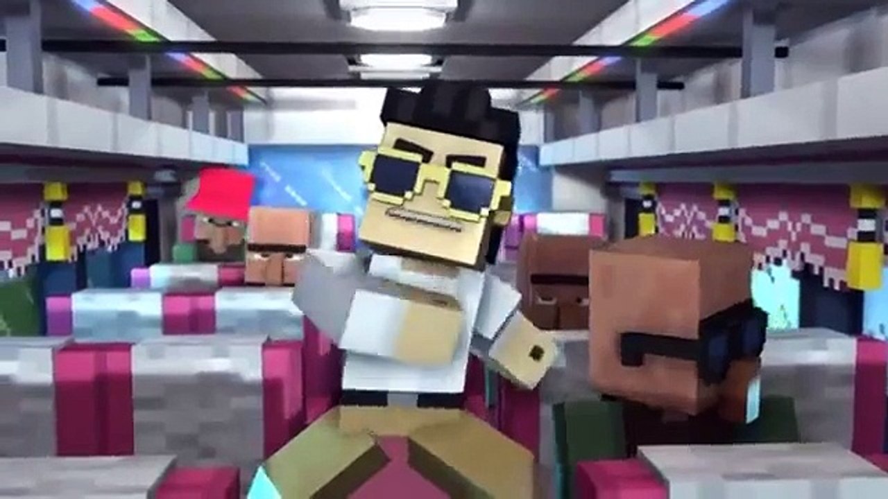Minecraft Style - A Parody of PSY's Gangnam Style (Music Video)