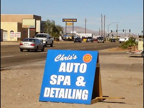 Chris's Auto Spa detailing Chevy's Right