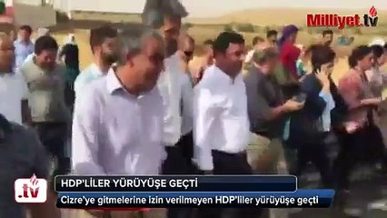 HDP’liler yürüyüşe geçti