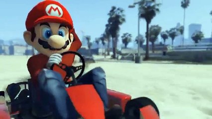 YouTube: ¿Qué sucede cuando Mario Bros aparece en Grand Theft Auto GTA V?