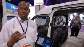 Connected Service Vehicle Demo at CES 2013
