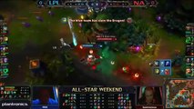 China PDD Rumble VS NA Doublelift Vayne Game 1 Highlights   LoL Shanghai Allstars 2013 MUST SEE