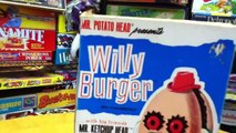 Mr  Potato Head STRANGE FRIEND Willy Burger & Mr  Ketchup Head, Classic Toy Review By Mike Mozart