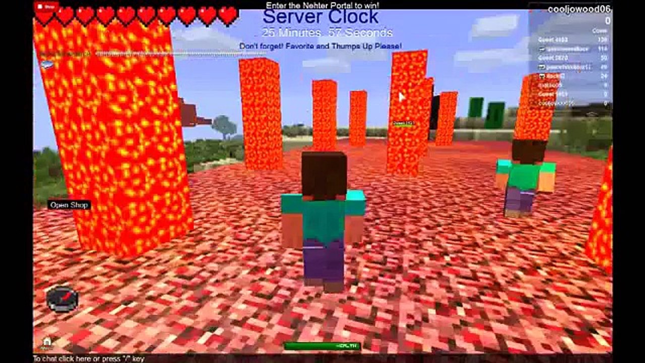 roblox minecraft minigames ep1