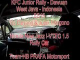 Tb Deyang & Jujuk Margono - Honda New Jazz i-VTEC 1.5L Rally Car