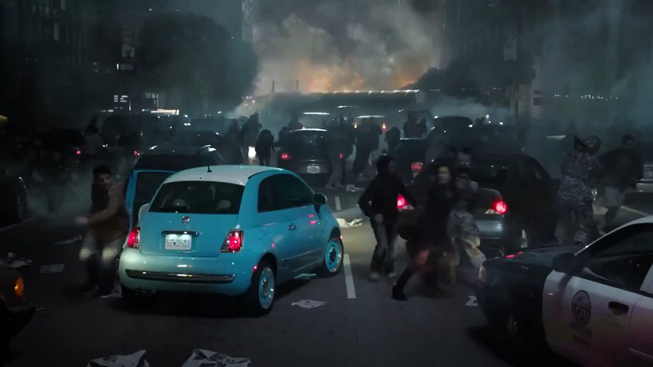 Godzilla eats a car