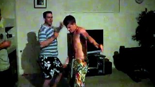 roommates dancing together