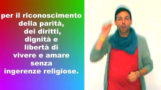 Roma Pride 2012 Documento politico in LIS