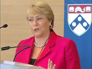 Plenary Session Keynote Address by Michelle Bachelet, Introduction by Penn President Amy Gutmann