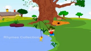 12345 Once I Caught A Fish Alive English Rhyme For Kids | Nursery Poem For Children
