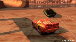 Biggest Track version two Lightning McQueen car disney pixar car by onegamesplus