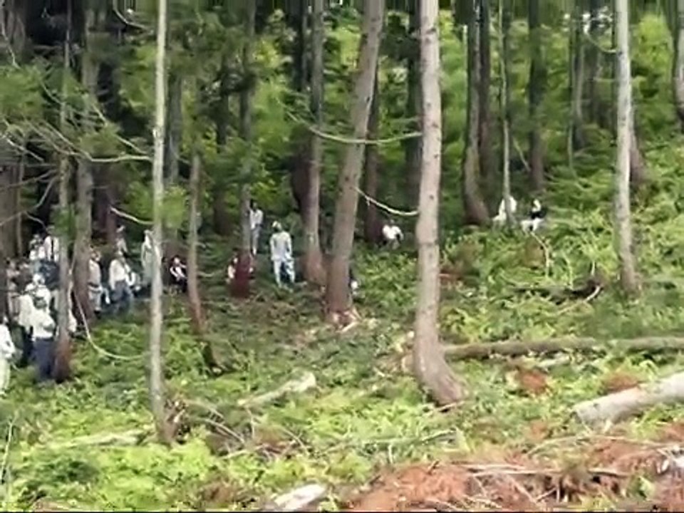 伝統構法による２８坪の小住宅ができるまで「建て方編」