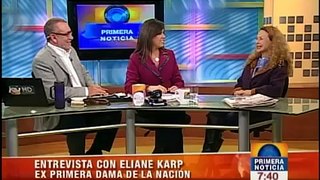 ELIANE KARP EN PRIMERA NOTICIA ATV - 16 SET 11