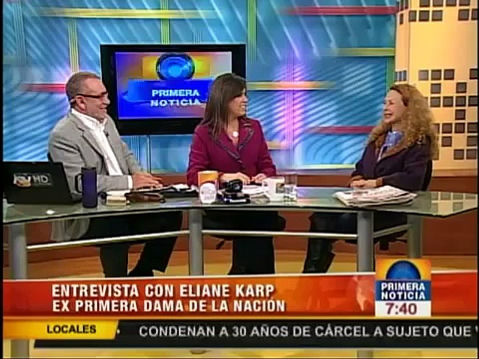ELIANE KARP EN PRIMERA NOTICIA ATV - 16 SET 11