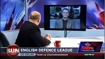 Tommy Robinson Interview with Michael Coren - Sun News (Canada)