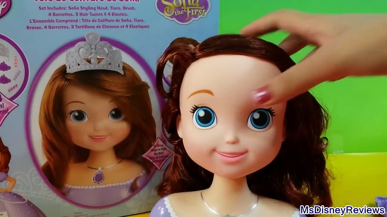 NEW Disney Junior Sofia the first Styling head  Cool hair styles for Disney Princess