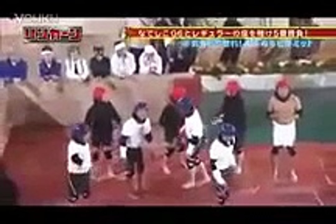 Funny Japanese Game Show Slippery Stairs