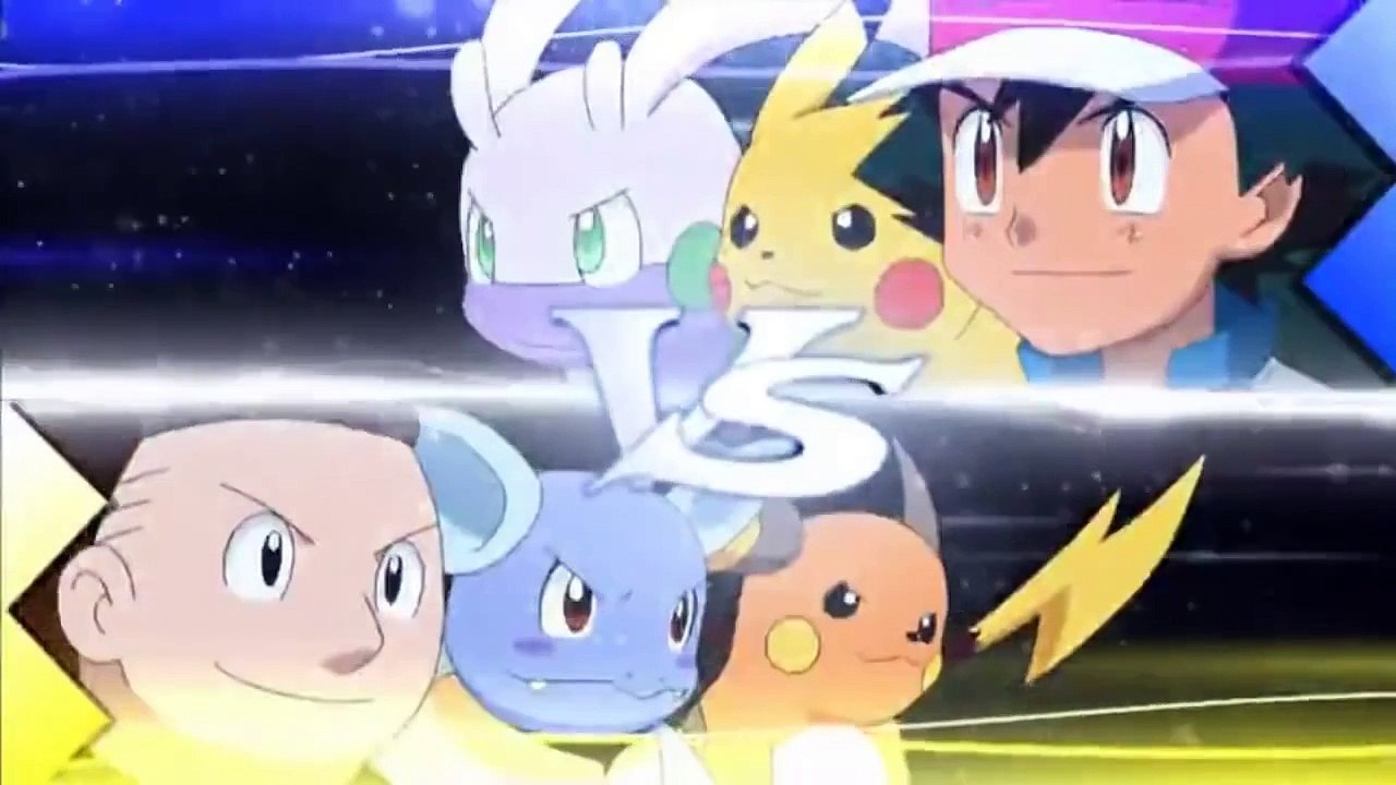 Pokémon XY - Ash VS Tierno (Goodra demonstrates its powers)