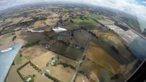 Two de Havilland DH-115 Vampire jets - Air to Air