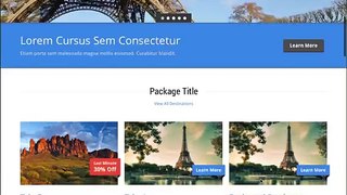 Tour Pakage - Page Builder (Set up homepage as in demo site)