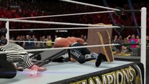 WWE 2K15 XBOX ONE - EXTREME MOMENTS #1 - Hardcore Moments, Glitches, Fails, Funny Animations