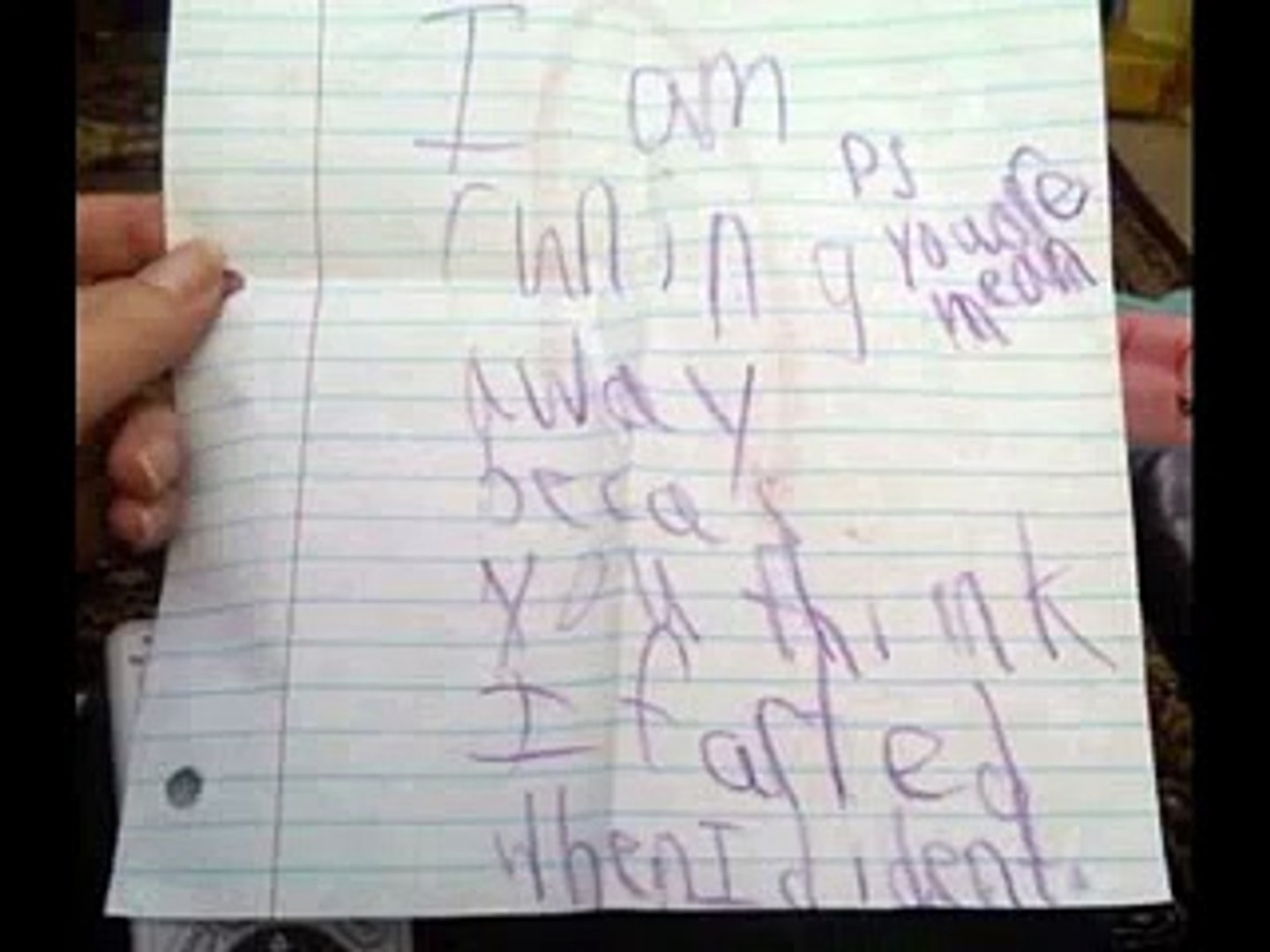 Funny Kids Letters