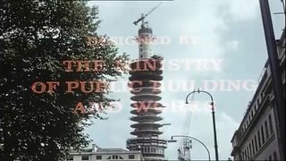 The new Tower of London - construction of  the BT Tower (1967)