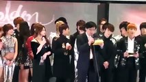 (ENG) Super Junior - Win DAESANG Award Speech!!   Teuk Crying