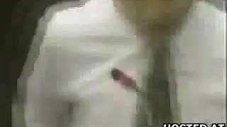 Psycho Asian Politician Stabs Himself Repeatedly