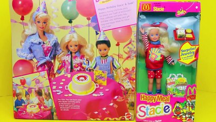 McDonald s Barbie Play Doh Happy Meal Stacie Toy Surprise Barbie Jewlery 1990s Barbie DisneyCarToys