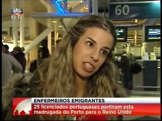 Enfermeiros emigram SIC