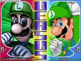 MUGEN: Super Luigi and(SMB)Luigi vs (SMB)Luigi and (M&L)Luigi