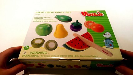 Voila S033G Chop Chop Fruit Set (브알라 과일썰기놀이) Früchte Set orange, papaya, apple + toy 장난감