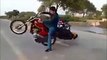 Amazing Bicycle Stunt Video by 2 guys .... Very Dangrous ...