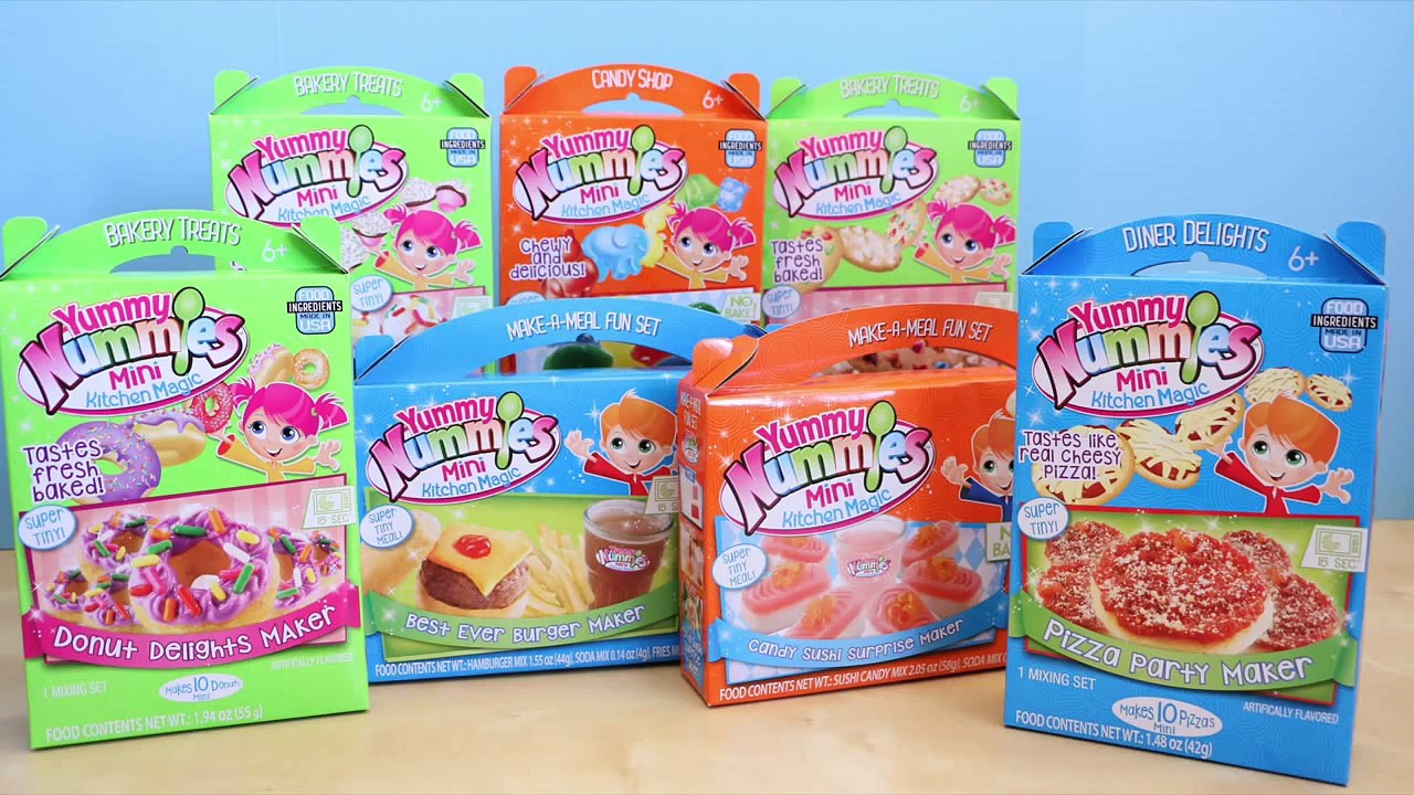 Yummy Nummies Mini Kitchen Magic Kids DIY Food Toys R Us Haul video Dailymotion