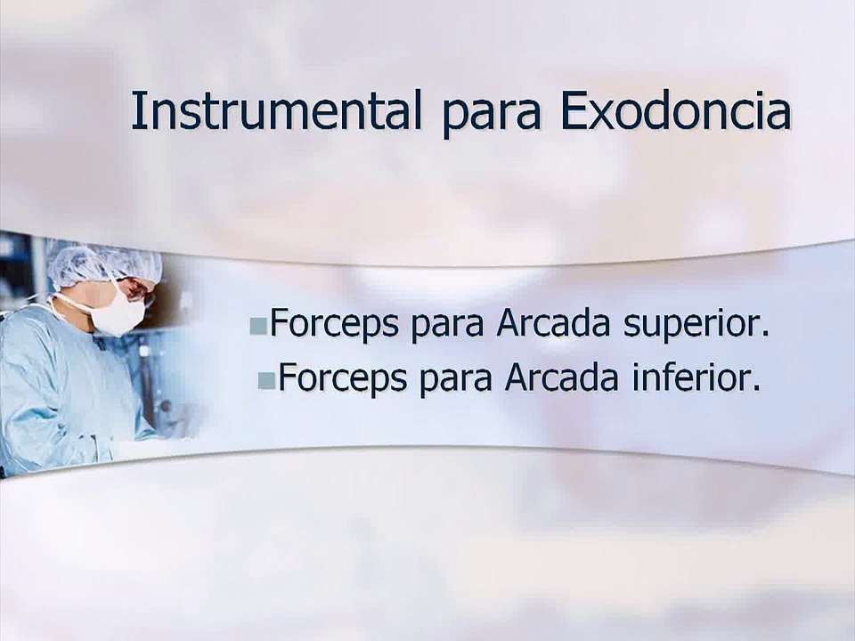 Instrumental para Exodoncia - ApuntesAuxEnfermeria