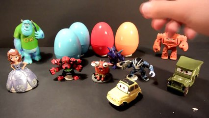 Zaini Surprise Eggs: Disney Frozen Sofia the First Mickey Mouse Peppa Pig - Kids Toys