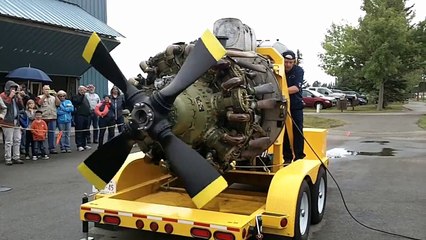 Hercules engine run, Sept  23, 2014