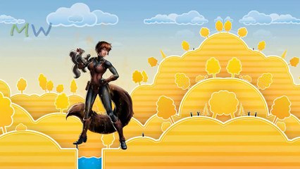 Squirrel Girl Finger Family Nursery Rhymes For Children | Squirrel Girl 3D Animated Rhymes For Kids