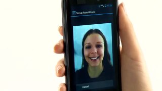 Motorola RAZR a Android ICS - Face Unlock