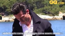 Luke Evans video shoot in Cannes for GQ Italia