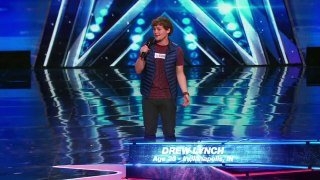 America's Got Talent 2015 S10E01 Drew Lynch Must See Stand Up Comedian