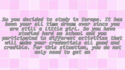 Preparations Before Flying And Erasmus Housing